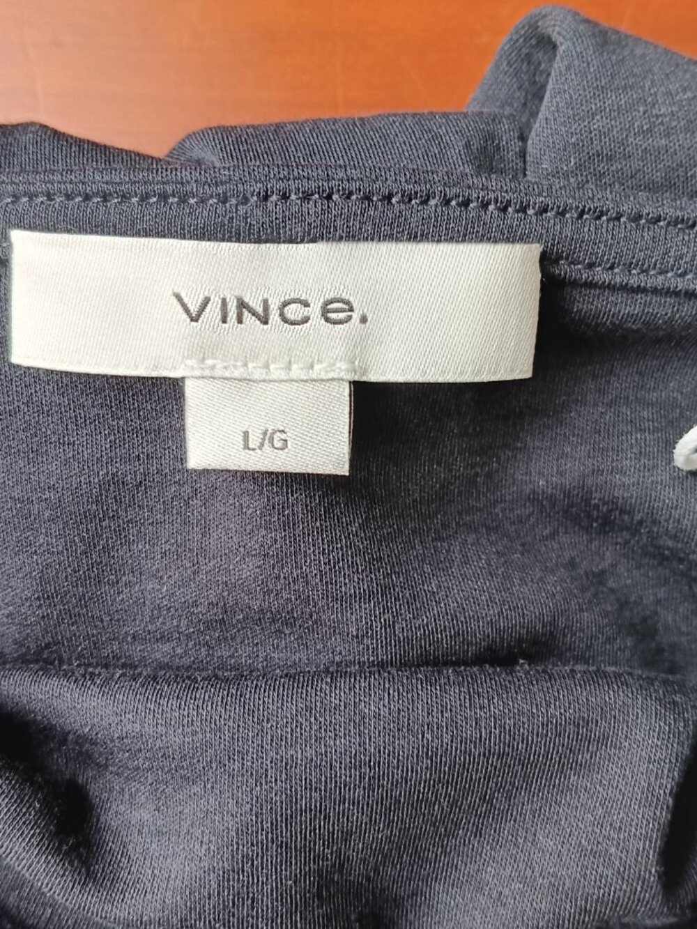 NWT VINCE 100% Cotton Black Midi Tank Dress Size Large